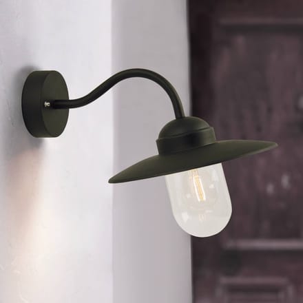 Nordlux Luxembourg 22671003 Buitenlamp (wand) E27 Zwart