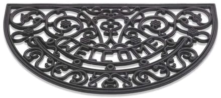 Hamat Deurmat Welcome Rubber 75 x 45 cm - halfrond