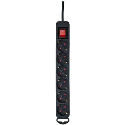 TRONIC Stekkerdoos (6-vouig 1,5 m)