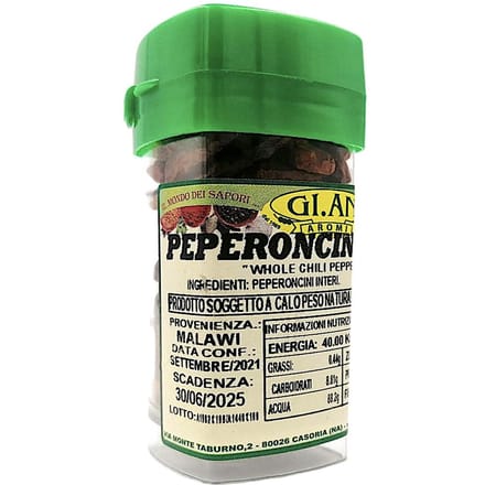 Piment peperoncino entier 15g - gi.an.