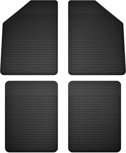 Wielganizator BasicProtect Serie - Universele Auto Matten - 4 Stuks - Antislip - Weerbestendig
