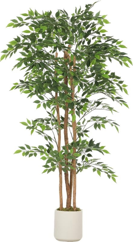 Homcom Artificial Plants-Kunststof-75L x 75B x 180H cm-Groen