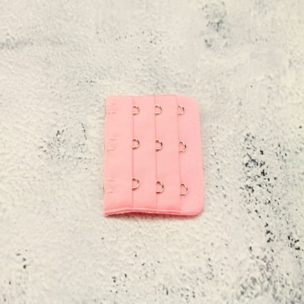 Beha Verlenger 3 Haaks Baby Roze (per stuk)