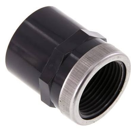 PVC Fitting Lijmmof Vrouw 32mm x Binnendraad Rp 1'' [2 Stuks]
