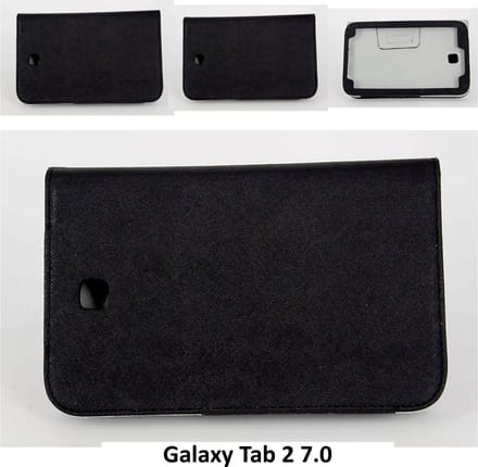 Samsung Galaxy Tab 3 7.0 Smart Tablethoes Zwart voor bescherming van tablet (T513)