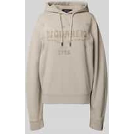Extra grote hoodie met logoprint