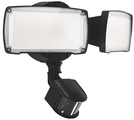 LED Wandlamp met Bewegingssensor - 19W, 2000LM, IP65 Waterdicht, Dageraad tot Schemering
