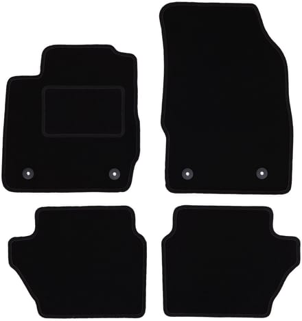 Zwarte veloursmatten voor: Mazda 2 II hatchback (2007-2015)