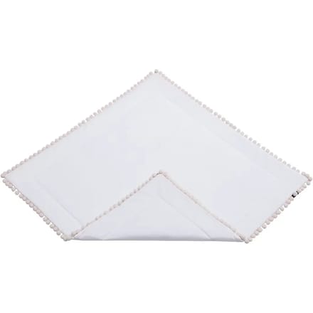 Tipi tapijt met pompons Yellow Tipi