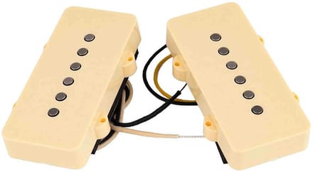 Lollar 107051513/63 Set Van Twee Original '63 Jazzmaster Single Coil Pickups - hals en brug, creme