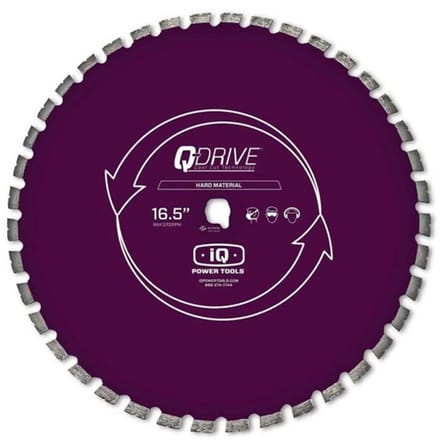 iQ Power Tools Diamantschijf 420mm Super Hard Materiaal - Q-Drive Cool Cut