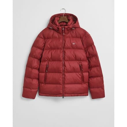Gant Active Cloud Jacket Detachable Hood Plumped Red / male