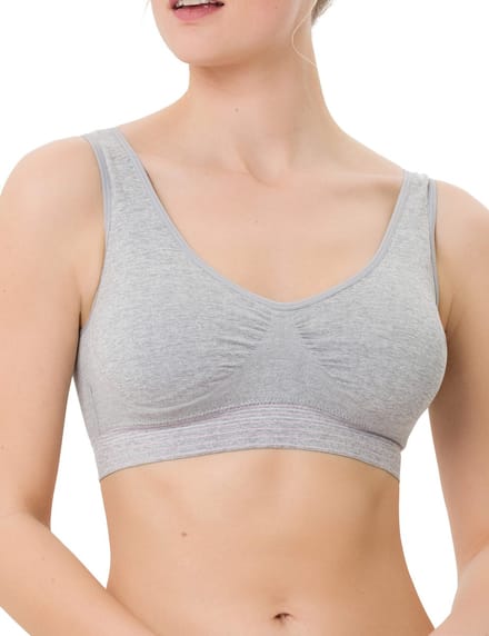 Bustier Comfee Crop Top Met uitneembare cups en brede bandjes