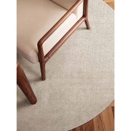 Ted Baker Greenwich rond wollen vloerkleed Croom Naturel Wit - Rond 160 Ø - (M)