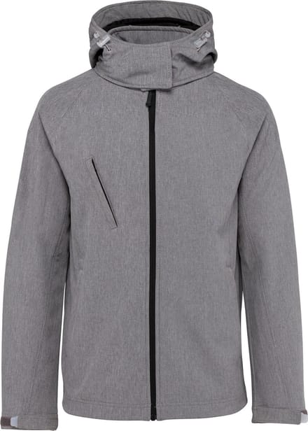Kariban Dames softshell jas met afneembare capuchon K414 - Marl Grey - M