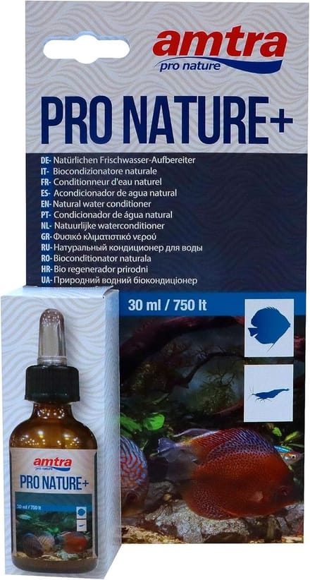 Amtra Pro Nature Plus aquarium waterconditioner – natuurlijke bioconditioner – 30 ml
