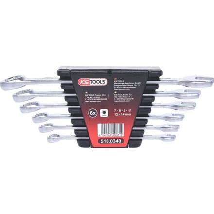 KS Tools 518.0340 Remremsleutelset, 6-delig