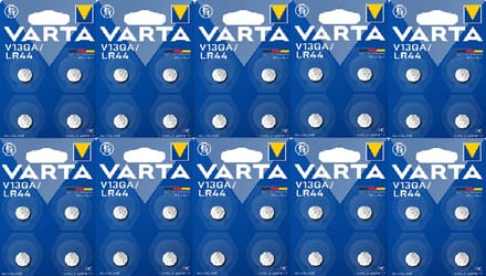 Varta V13GA - LR44 - AG13 Knoopcel Batterij 40 Stuks