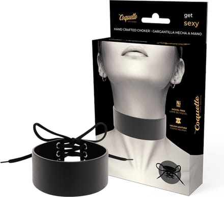 COQUETTE ACCESSORIES | Coquette Hand Crafted Choker Vegan Leather
