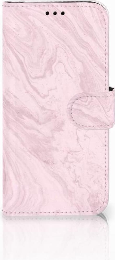 Samsung Galaxy J5 2017 Bookcase Marble Pink - Origineel Cadeau Vriendin