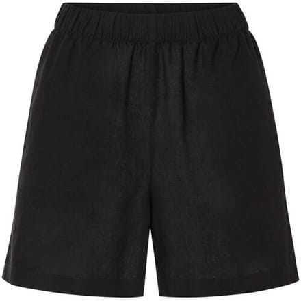 esmara Linnen dames short (Zwart, 34)
