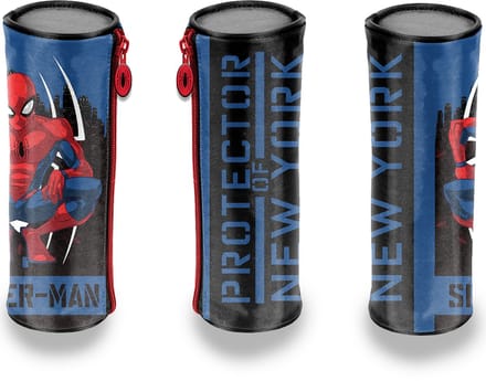 SpiderMan Etui Rond - 21 x 7 cm - Polyester