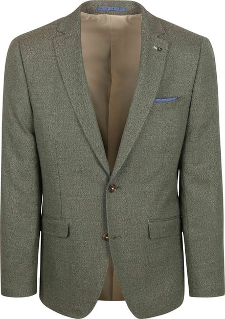 Blazer Suitable Colbert Heleen Melange Groen