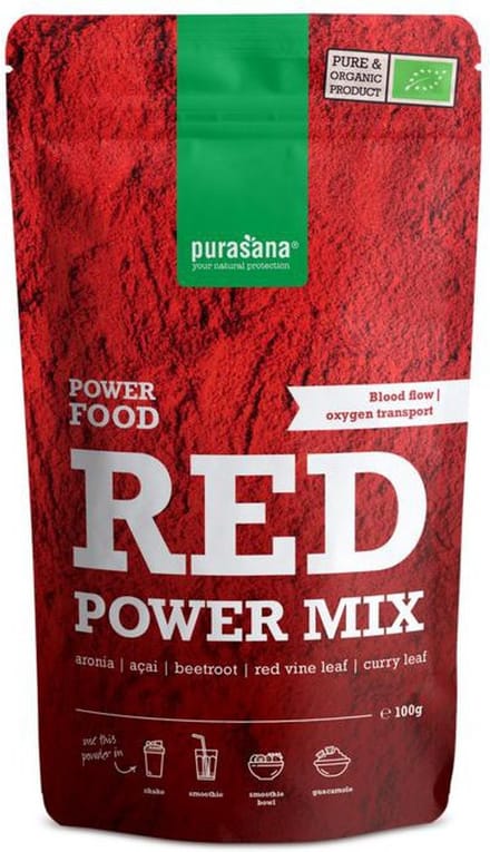 Purasana Red power mix bio 100 Gram