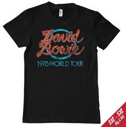 David Bowie 1978 World Tour T-shirt PS-1-DBO001-H97-12