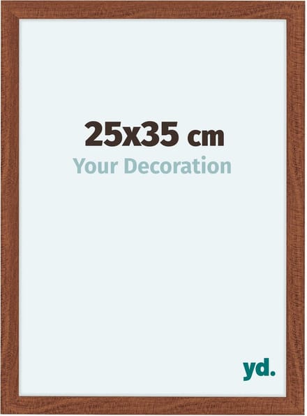 Your Decoration - Fotolijst 25x35 cm - MDF - Walnoot - Como