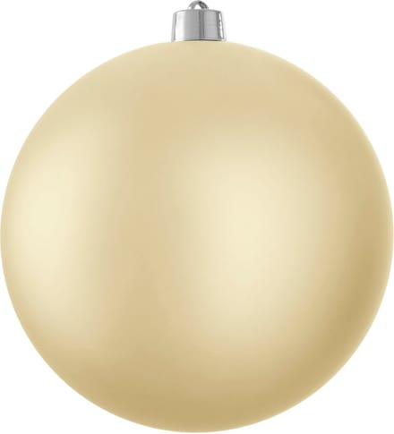 KerstBal onbreekbaar champagne mat - d25cm