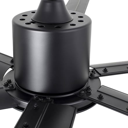 FARO BARCELONA Plafondventilator Andros XL voor grote ruimtes, zwart