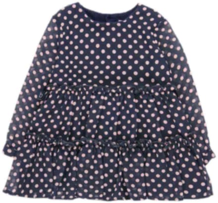 Boboli Chiffon Korte Jurk Blauw 12 Months Meisjes