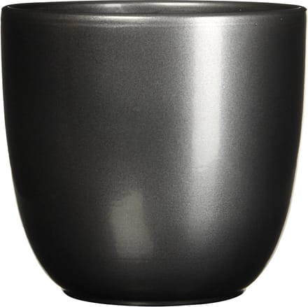Mica Decorations Tusca Bloempot - H23 x Ø25 cm - Antraciet