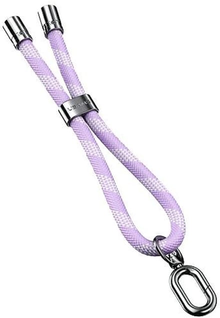 USAMS Serie - Universele Telefoonsleutelkoord - 34cm - Violet - Duurzame Materialen
