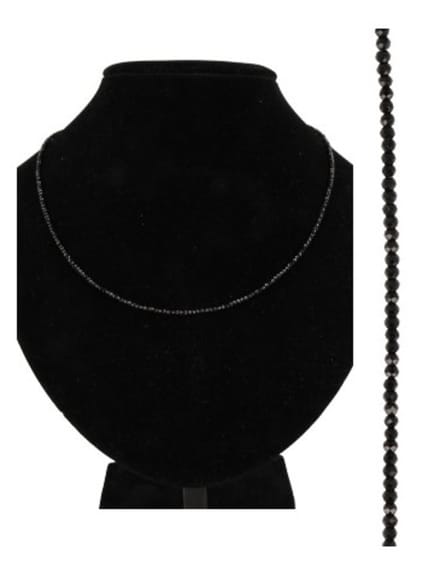 Spinel zwart summer vibes ketting