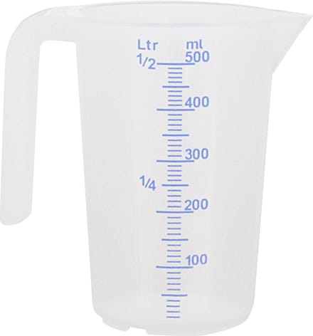 Schneider - Maatbeker - Polypropyleen - tot 95℃ - schenktuit - open handvat