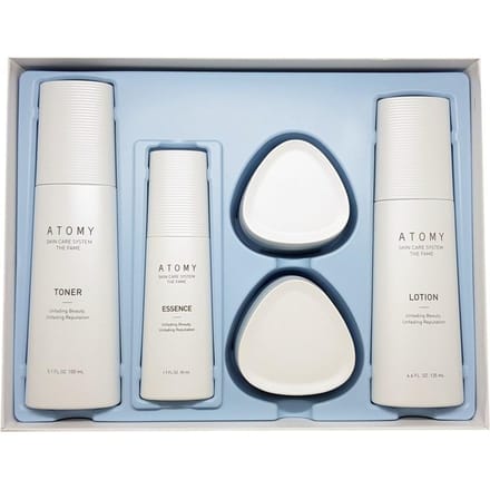 Système de soins de la peau Atomy C The Fame, ensemble de 5 pièces, 1 ensemble white