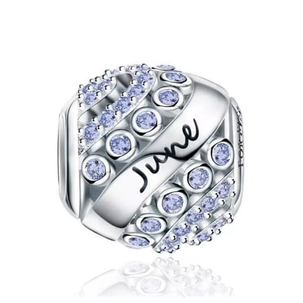Bedel Juni - 925 Sterling Zilver - Voor Bedelarmband - Romystones