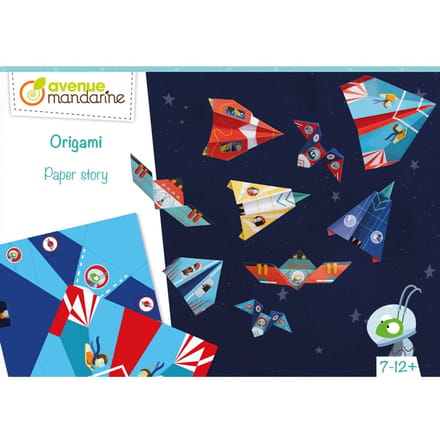 Creatieve box Origami "Vliegtuigen en raketten"