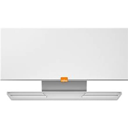Nobo Impression Pro Widescreen Magnetisch Whiteboard Van Staal - Met Pennengoot - Inclusief Nobo Whiteboard Marker - 890x500mm - Wit