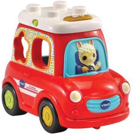 VTech Baby Vrolijke Vormenauto - Educatieve Speelgoed Auto - Activity Center - 1 tot 3 Jaar
