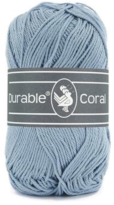 Durable Coral - 289 blue grey - Gemerceriseerd Katoen Garen