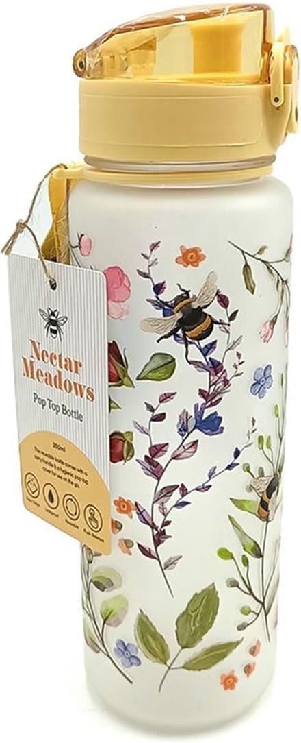 The Nectar Meadows Bij Bij Pop Top 600ml Breukbestendige Drinkfles