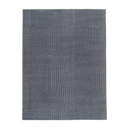 Vachtkleed Lelystar antraciet 80x150 cm