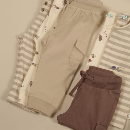 Babylook Bugs Broek - Maat 68 - Buttercream