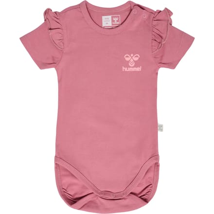 Hummel kinderbody met korte mouwen Hmltalya Ruffle S/S 219859