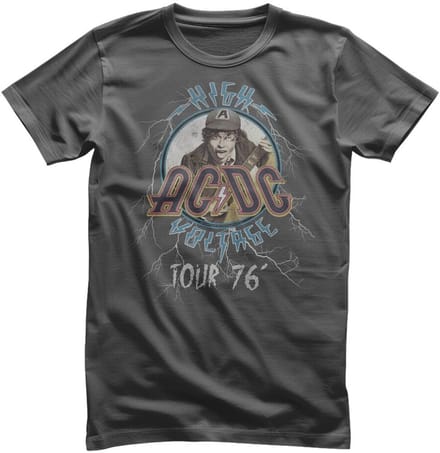 AC/DC High Voltage Tour 76' T-shirt PS-1-ACDC019
