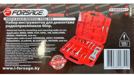 Forsage F-04D2024-1 - Radiodemontageset - 46 Stuks