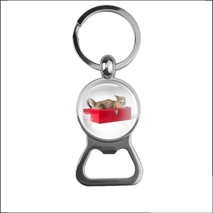 Bieropener Glas - Kat